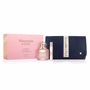 אברקומבי אוואי טונייט מארז בושם לאישה אדפ 100מ״ל + 15מ״ל + תיק רחצה Abercrombie & Fitch Away Tonight 100ml set Eau de Parfum for women‏