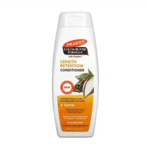 פלמרס מרכך שיער חמאת קקאו עם ביוטין 400מ”ל Palmers Cocoa Butter Formula Cocoa Butter Conditioner 400ml