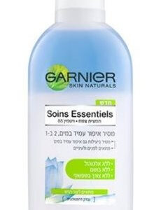 גרנייה מסיר איפור עמיד במים לפנים ולעיניים 200 מל GARNIER ESSENTIALS removes makeup 2 in 1 200 ml