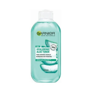 גרנייה מי פנים אלוורה מכיל חומצה היאלורונית פורמלה טבעונית 200 מל Garnier Skin Naturals Hyaluronic Aloe Jelly tonic 200 ml