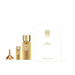 אוד מארז 3 חלקים אדפ יוניסקס 100 מ"ל + בושם מוקטן 15 מ"ל + משפך - סיגנטור Signature - Oud 3PCS EDP Unisex 100ML + Mini 15ML + Funnel