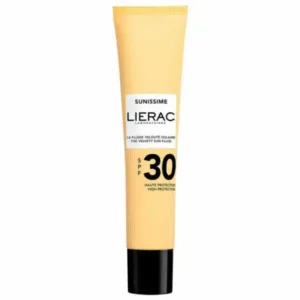 ליראק מקדם הגנה לפנים 30 בגודל 40מ״ל Lierac Sunissime Solar Fluid Spf30 40ml