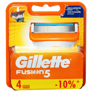 גילט פיוזן 5 סכיני גילוח 4 יחידות GILLETE FUSION 5