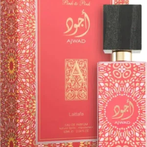 בושם יוניסקס לאטפה אגוואד פינק טו פינק א.ד.פ 60 מ”ל Lattafa Ajwad PINK TO PINK EDP 60ML