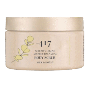מינוס 417 - סרניטי לגנד - פילינג גוף ארומטי מזין ניחוח חלב ודבש 400 גרם - Minus 417 - Serenity Legend - Nourishing Aromatic Body Scrub Milk and Honey Scent 400g