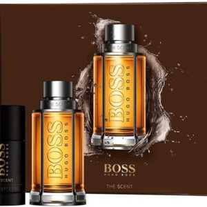 מארז לגבר בושם הוגו בוס דה סנט א.ד.ט 100 מל+50 מל גל רחצה HUGO BOSS THE SCENT 100ML SET
