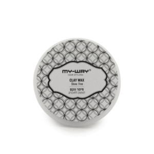 מאי וואי חימר לעיצוב השיער 250מ”ל MY WAY CLAY WAX SHINE FREE 250ML