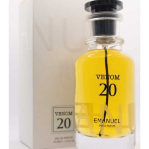 בושם יוניסקס Unisex עמנואל ונום בושם יוניסקס 20 אדפ 100 מ"ל EMANUEL VENOM 20 100 ML E.D.P