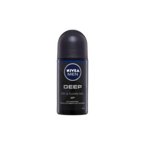 ניואה דאו רול לגבר דיפ 50 מ"ל Nivea Men Deo Roll on DEEP 50ml