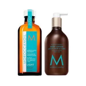 מרוקן אויל מארז דרים דואו שמן שיער לייט 100מ"ל + קרם גוף 360מ"ל MOROCCAN OIL DREAM DUO HAIR OIL100ML+BODY LOTION 360ML