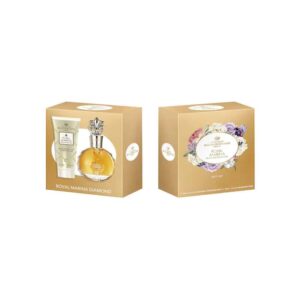 מרינה דה בורבון רויאל מרינה מארז בושם לאישה אדפ 100מ"ל + תחליב גוף 100 מ"ל MARINA DE BOURBON ROYAL MARINA SET EDP 100 ML