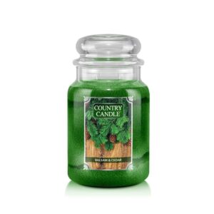 קאנטרי קנדל נר ריחני בלסם סדר 680גרם COUNTRY CANDLE BALSAM CEDAR 680G