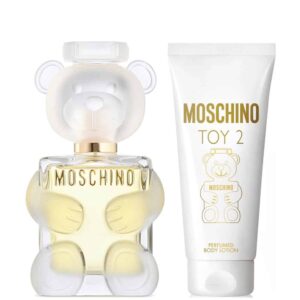 מוסקינו טוי 2 מארז בושם לאישה אדפ 100מ"ל + קרם גוף 100מ"ל MOSCHINO TOY 2 SET EDP 100ML + BODY LOTION 100ML