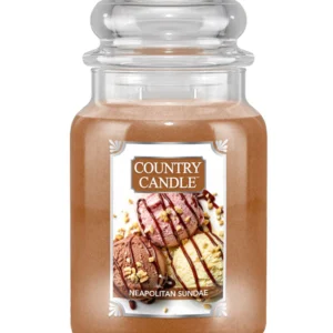 קאנטרי קנדל נר ריחנינאפוליטן סנדייה 680גרם COUNTRY CANDLE Neapolitan Sundae 680G