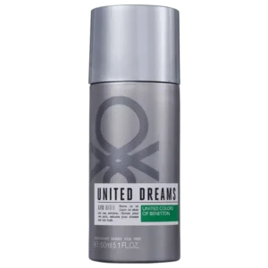 בנטון יונייטד דרימס דאודורנט ספריי לגבר 150מ”ל BENETTON UNITED DREAMS DEO SPRAY 150ML