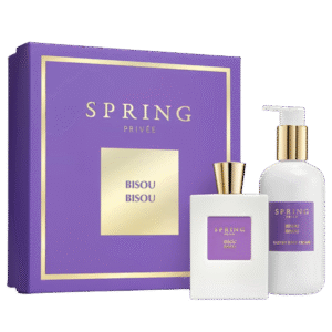 מארז ספרינג ביזו ביזו לאישה אדפ בושם 100 מ"ל וקרם גוף 250 מ"ל - Spring Bisou Bisou for woman - Perfume 100ml + Body Cream 250ml Set